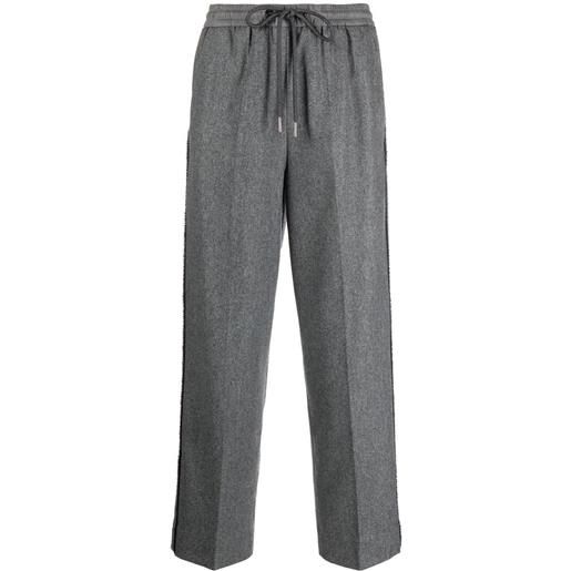 Moncler pantaloni con coulisse - grigio