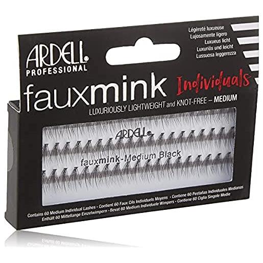 Ardell ciglia faux mink individuals medium, nero - 60 unità