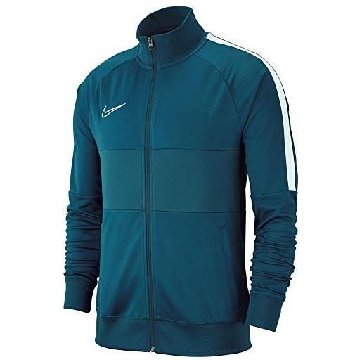 Nike academy19 track jacket giacca, unisex bambini, bright crimson/white/white, l