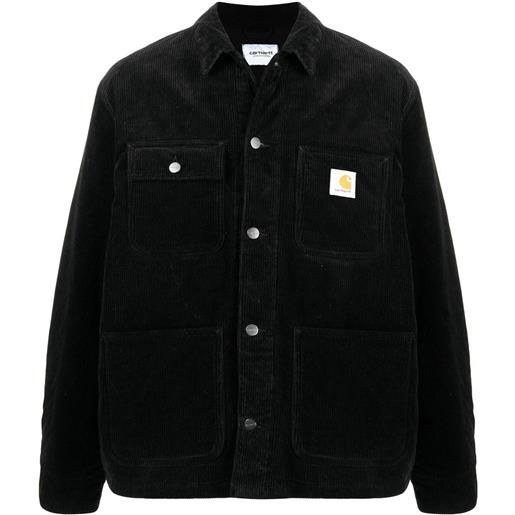 Carhartt WIP giacca-camicia a coste - nero