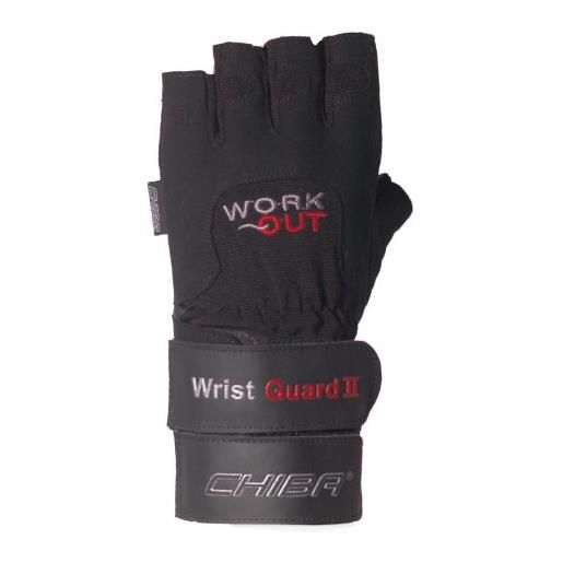 Chiba - guanti da uomo wristguard ii, nero (nero), xxl