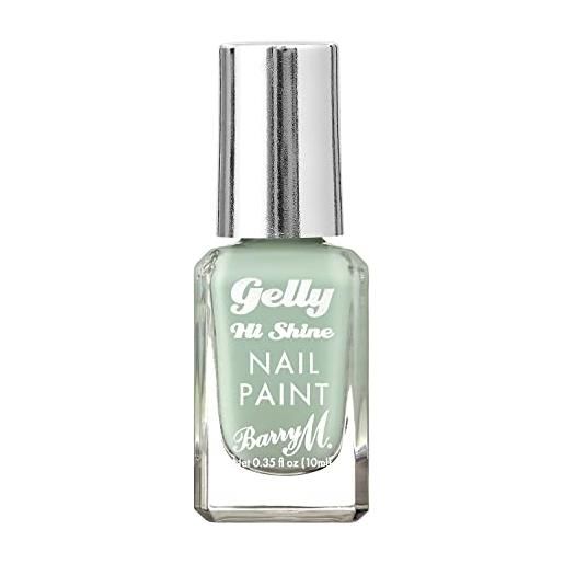 Barry M cosmetici gelly nail paint, eucalipto, tonalità verde chiaro