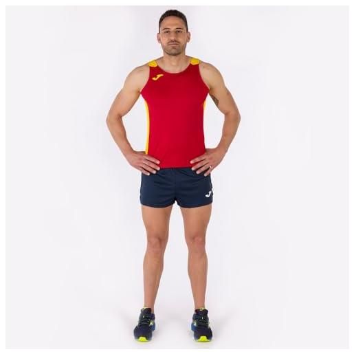 Joma record ii, unisex - adulto, rosso giallo, xs
