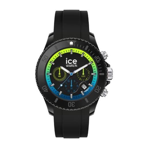 Ice-watch - ice chrono black lime - orologio nero da uomocon cinturino in silicone - chrono - 020616 (extra large)
