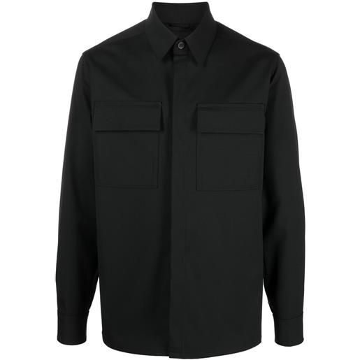 Karl Lagerfeld camicia aderente - nero