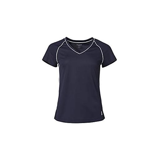 Björn Borg tesia v tee - maglietta da tennis da donna, donna, camicetta da tennis, 2121-1070-72731, cielo notturno, 12