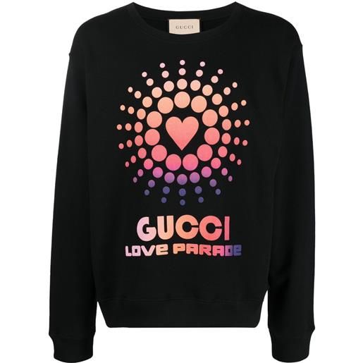 Gucci felpa con stampa - nero