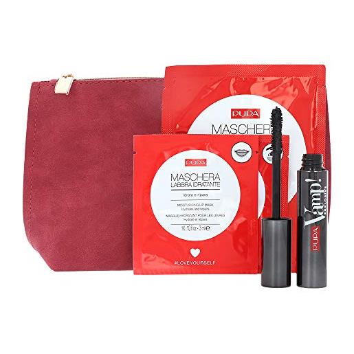 Pupa kit mascara vamp!Explosive lashes + maschere #loveyourself pupa pochette limited edition make up donna set set