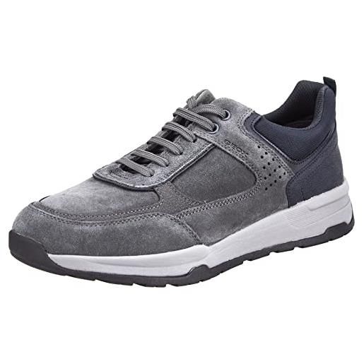 Geox uomo u litio a sneakers uomo, grigio (grey), 45 eu