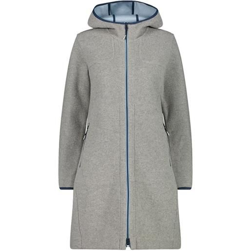 Cmp fix hood 32m1616 jacket grigio 2xs donna