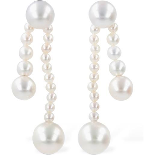 SOPHIE BILLE BRAHE orecchini con charm ruban de perle