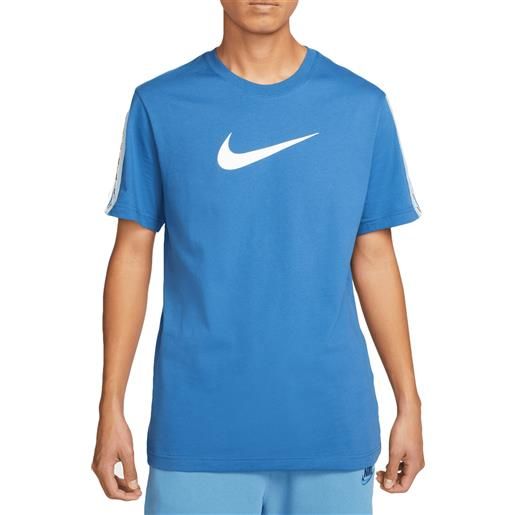 Nike t-shirt da uomo repeat blu