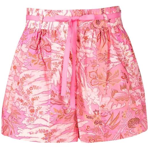 Ulla Johnson shorts a fiori - rosa