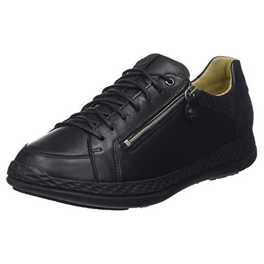 Ganter karla-luise k/l, scarpe da ginnastica donna, nero, 42.5 eu x-larga
