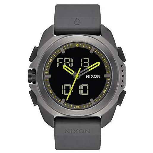 Nixon ripley orologio uomo analogico - digitale con cinturino in silicone a1267131
