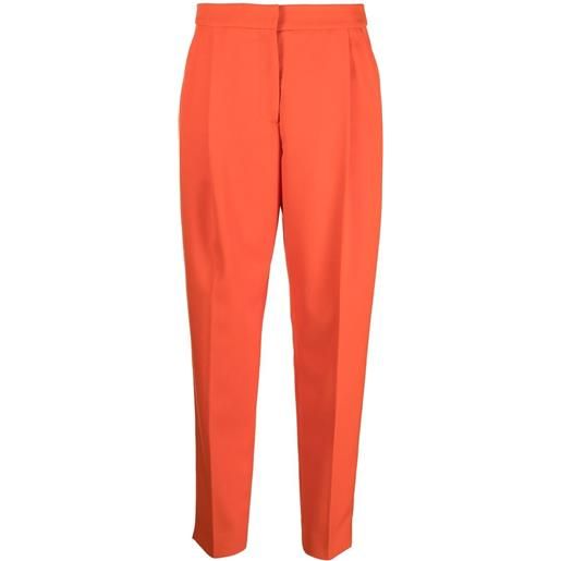Moschino pantaloni a vita alta - arancione