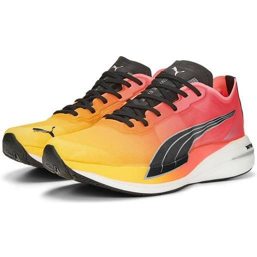 Puma deviate nitro elite fireglow running shoes giallo, rosso eu 37 donna