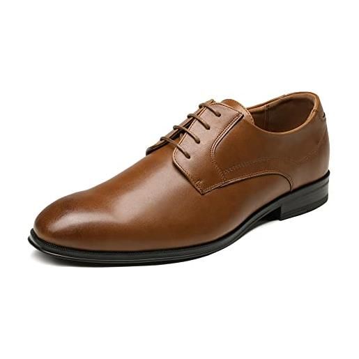 Bruno Marc uomo scarpe eleganti derby vintage elegante stringate basse allacciare sposa oxford nero sbox229m-e taglia 45 (eur)