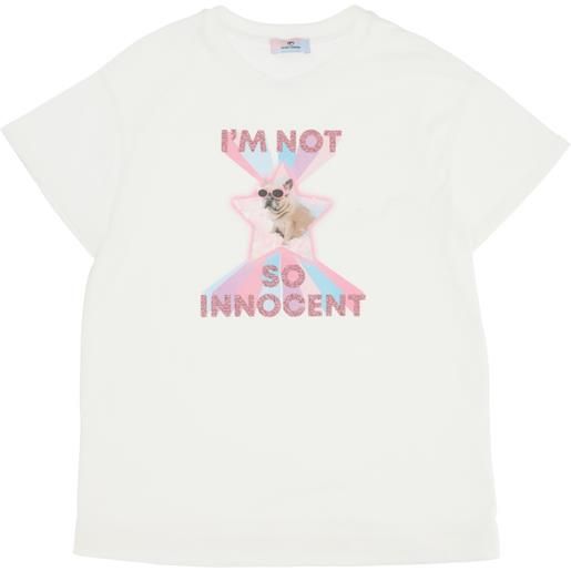 CHIARA FERRAGNI maxi t-shirt jersey "i'm not so innocent"