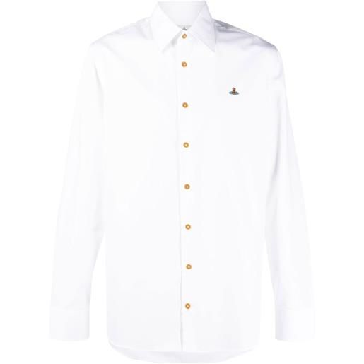 Vivienne Westwood t-shirt con logo orb - bianco