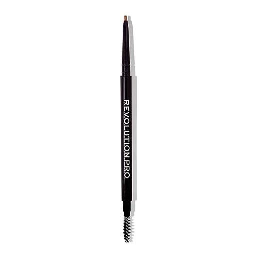 Revolution Pro, microblading precision eyebrow pencil, medium brown, 0.4g