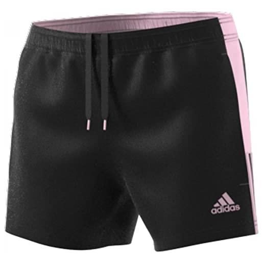 adidas tiro tr sho esw, pantaloncini unisex-adulto, black/clear pink, 2xs