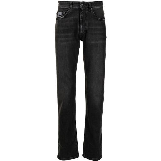 Versace Jeans Couture jeans slim con lavaggio scuro - nero