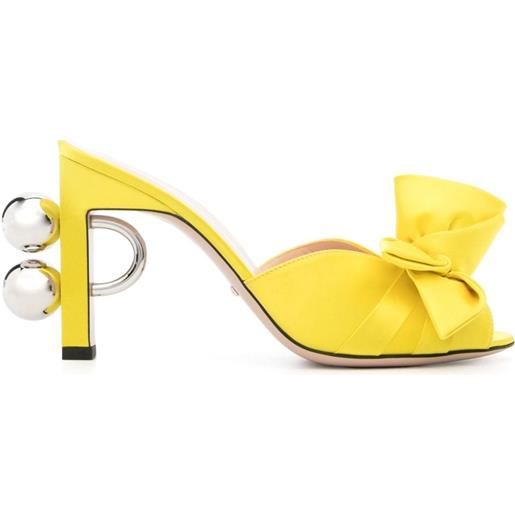 Gucci sandali a punta aperta - giallo