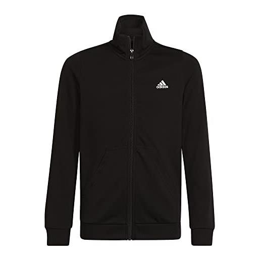 Adidas b logo ttop maglia lunga, black/white, 7-8a bambino