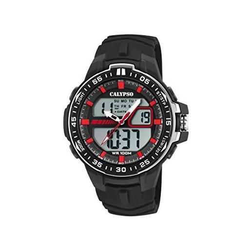 Calypso Watches orologio analogico-digitale quarzo uomo con cinturino in plastica k5766/4