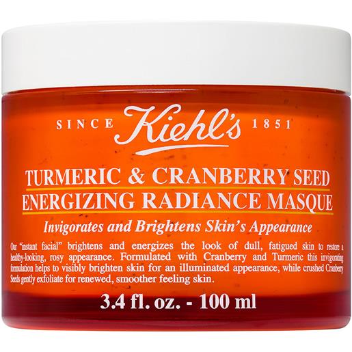 KIEHL'S turmeric & cranberry seed energizing radiance masque 100ml maschera illuminante viso