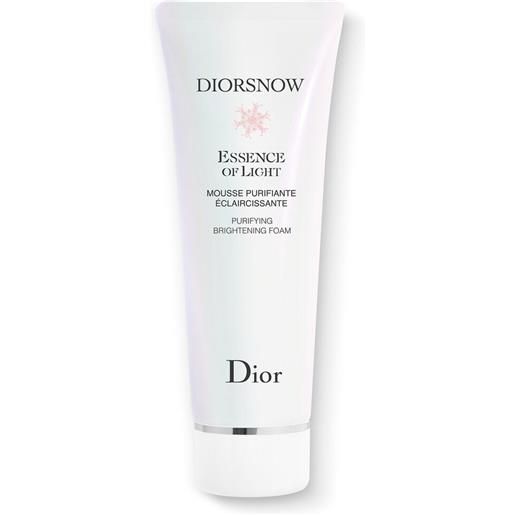 DIOR diorsnow essence of light mousse purificante schiarente 110gr mousse detergente viso