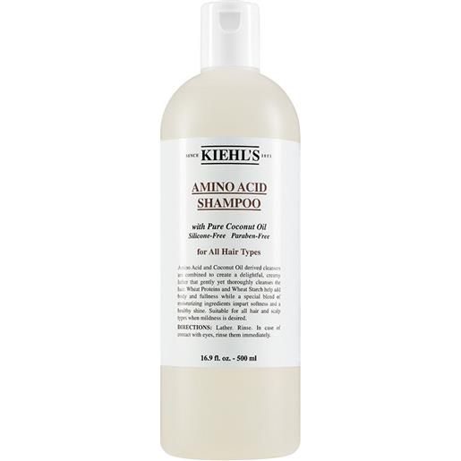 KIEHL'S amino acid shampoo 500ml shampoo delicato, shampoo illuminante