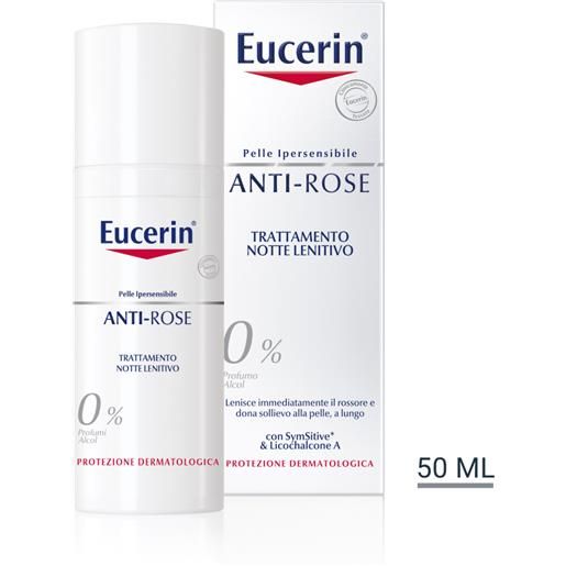 BEIERSDORF SpA eucerin antirose trattamento notte lenitivo - crema notte per rosacea e couperose - 50 ml