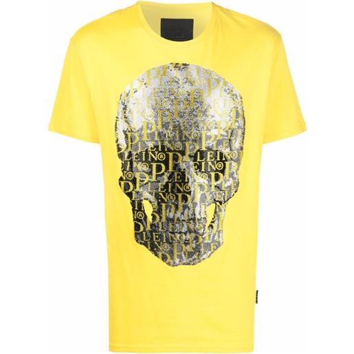 Philipp Plein t-shirt con logo - giallo