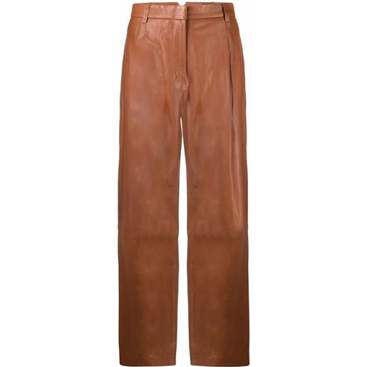 rag & bone pantaloni leslie - marrone