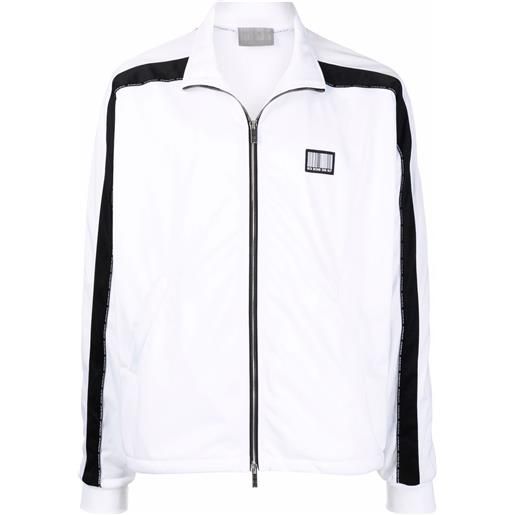 VTMNTS giacca sportiva con applicazione - bianco