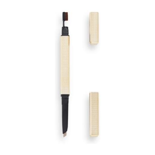 Revolution Pro rockstar brow styler matita per le sopracciglia con spazzola 0.25 g tonalità chocolate