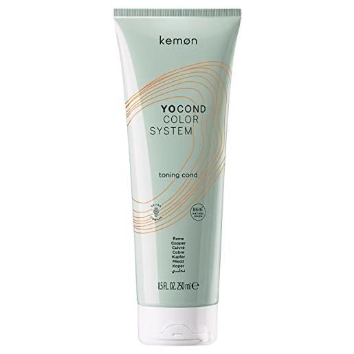 Kemon - yo cond rame, condizionante riflessante di origine naturale, con estratto di yogurt e piante officinali lenitive e bio, 250 ml