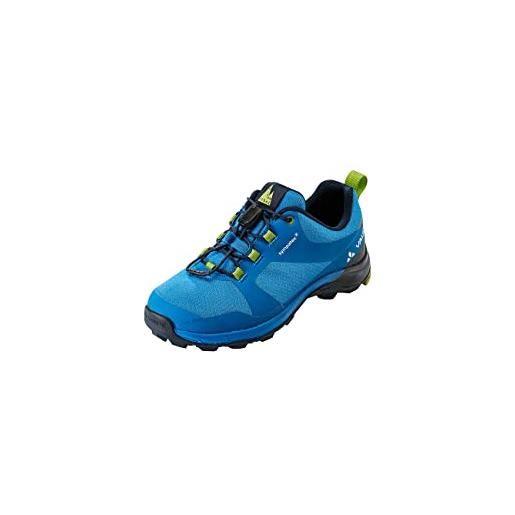 VAUDE scarpe da trekking unisex per bambini lapita ii low stx, crocus, 33 eu