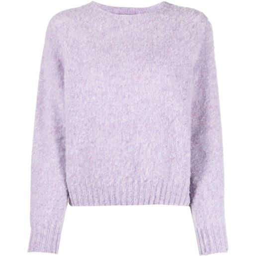 Mackintosh maglione girocollo kennedi - viola