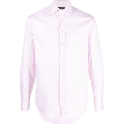 Emporio Armani camicia a maniche lunghe - rosa