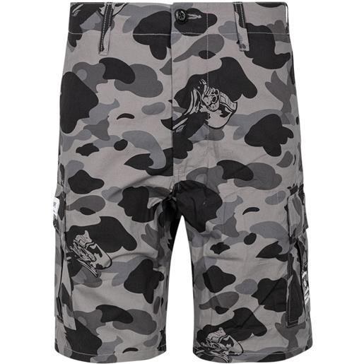 A BATHING APE® shorts ursus stile militare - grigio