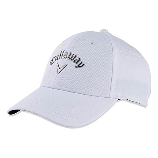 Callaway golf cappellino liquid metal, edizione 2022, bianco/canna di fucile, taglia unica