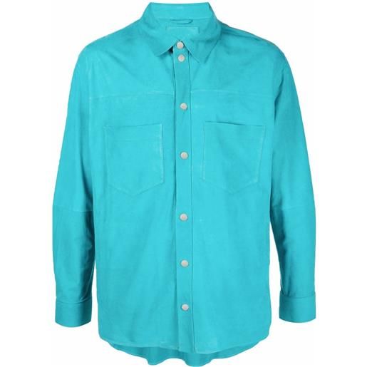 Desa 1972 camicia con tasche - blu