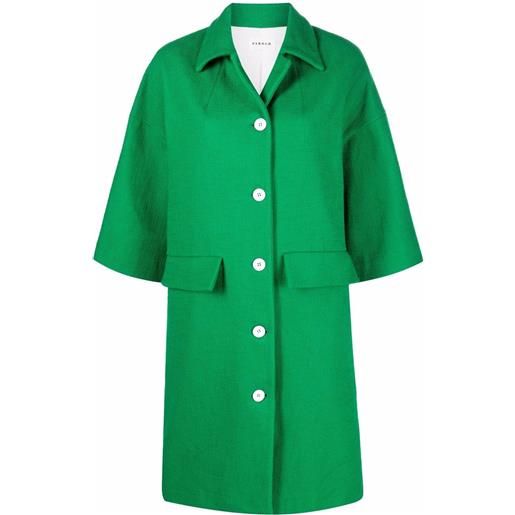 P.A.R.O.S.H. cappotto con bottoni - verde