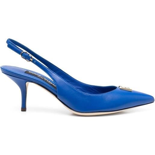 Dolce & Gabbana pumps con cinturino posteriore - blu