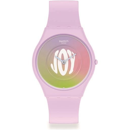 Swatch orologio Swatch bioceramic rosa skin ss09v101