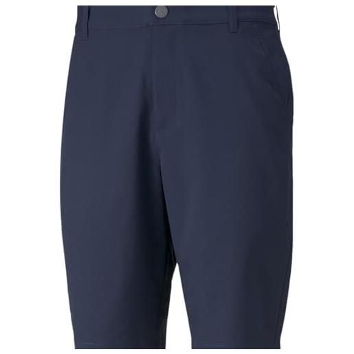 PUMA pantaloncini da golf tech, tessuto uomo, giacca blu navy, 33