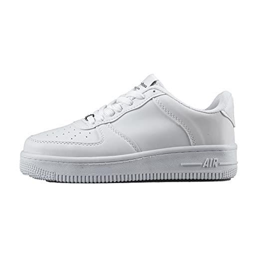 Piccola Lala es-pl-rb-000159, sneaker donna, bianco, 39 eu